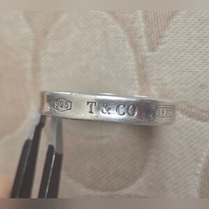 Estate Tiffany & Co. 1837 Sterling Ring - Size 6 3/4 - VGUC 🩵